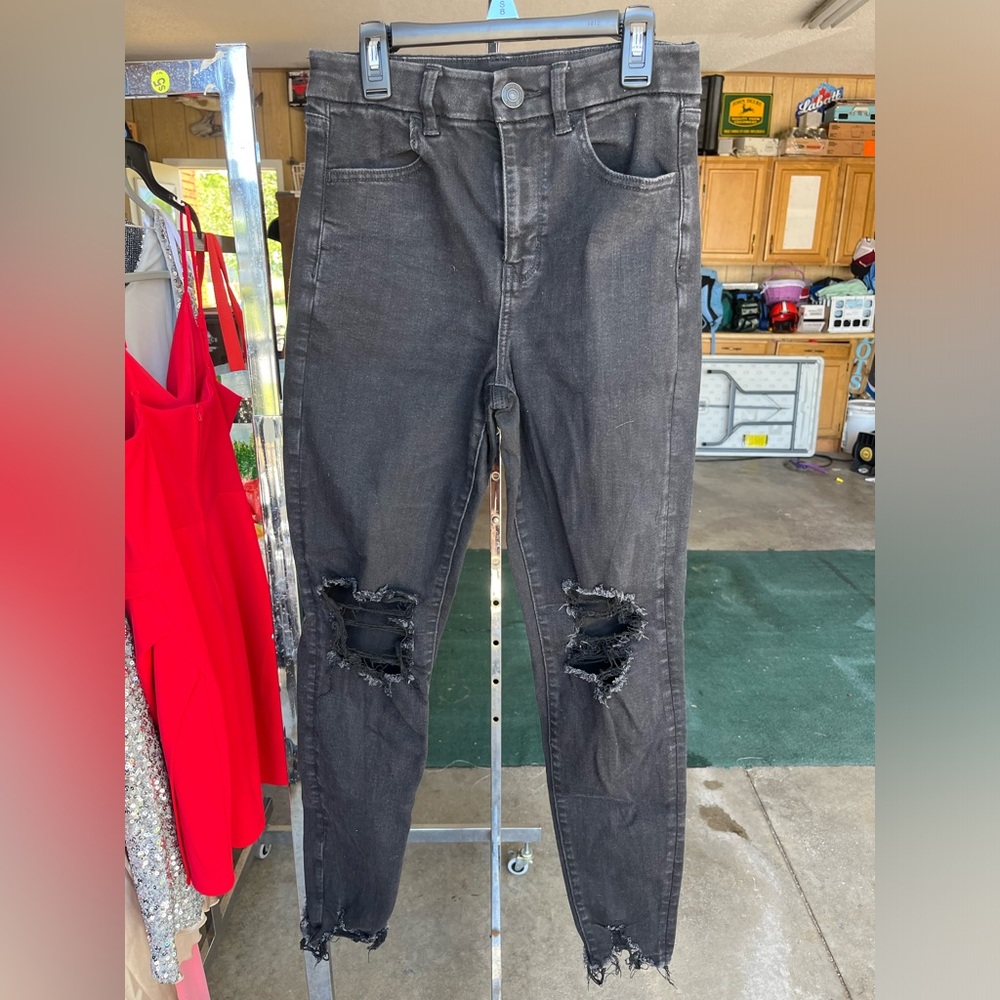 American Eagle ripped jeans